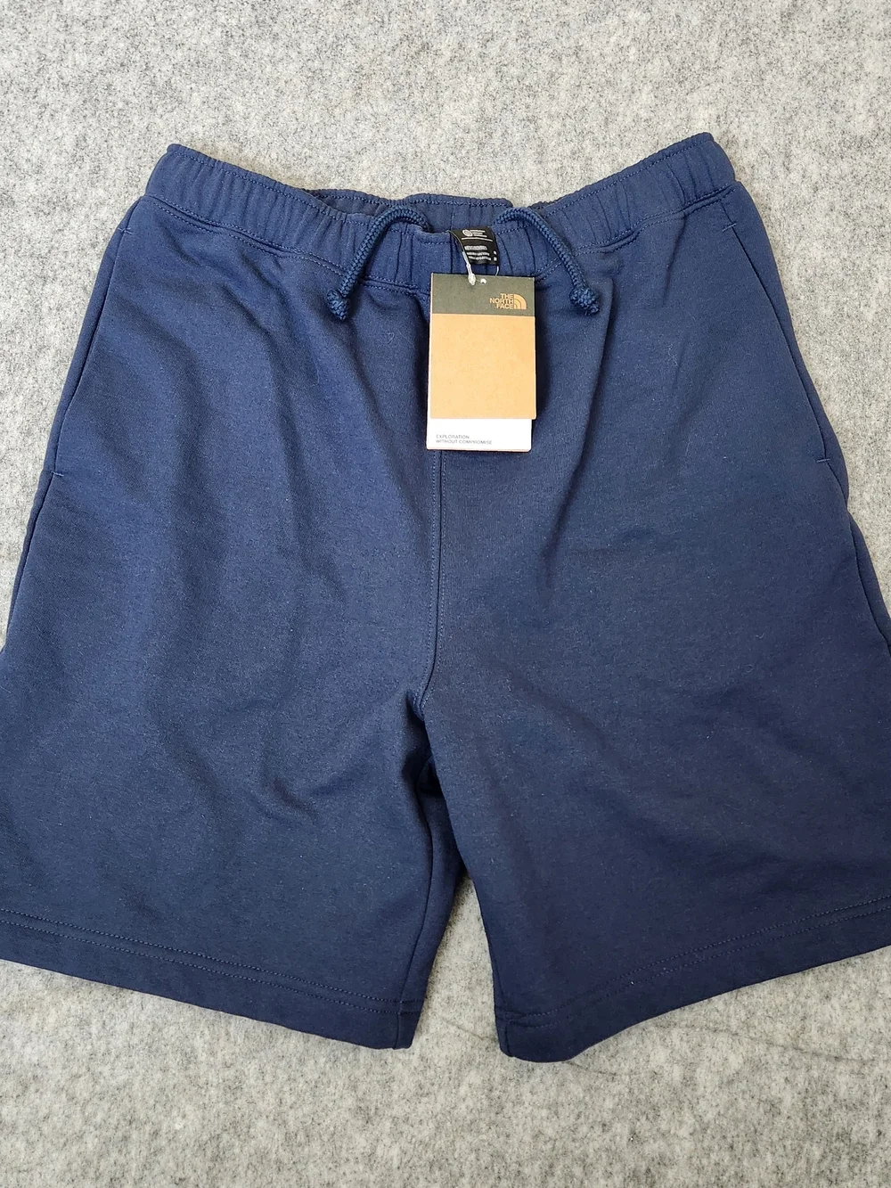 NWT The North Face Heritage Patch Shorts Men's M Navy Drawstring Lounge Elastic